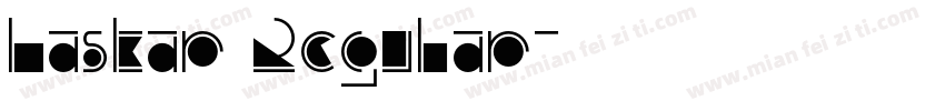 Laskar Regular字体转换